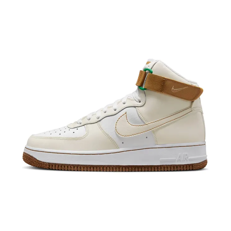 Nike Air Force 1 High ’07 LV8 EMB “Phantom / White / Elemental Gold” (DX4980-001)