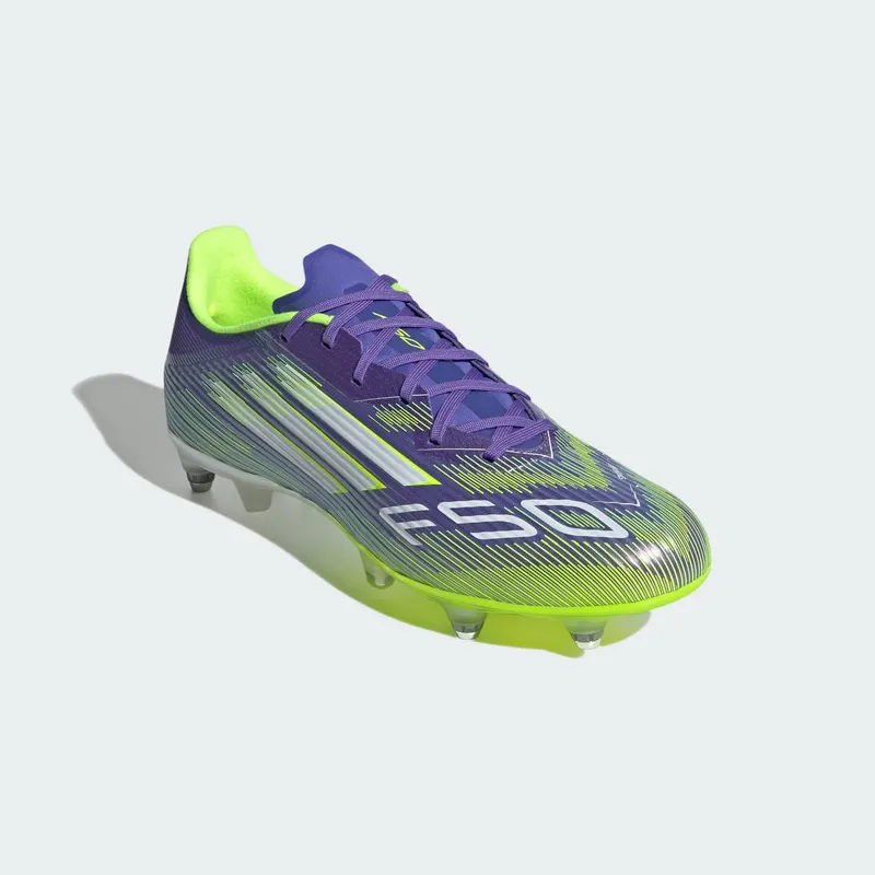 adidas F50 League SG Purple Rush Cloud White Lucid Lemon (JH7732)