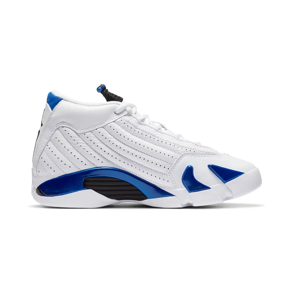 Jordan 14 Retro White Hyper Royal (GS) White/Black-Hyper Royal (487524-104)