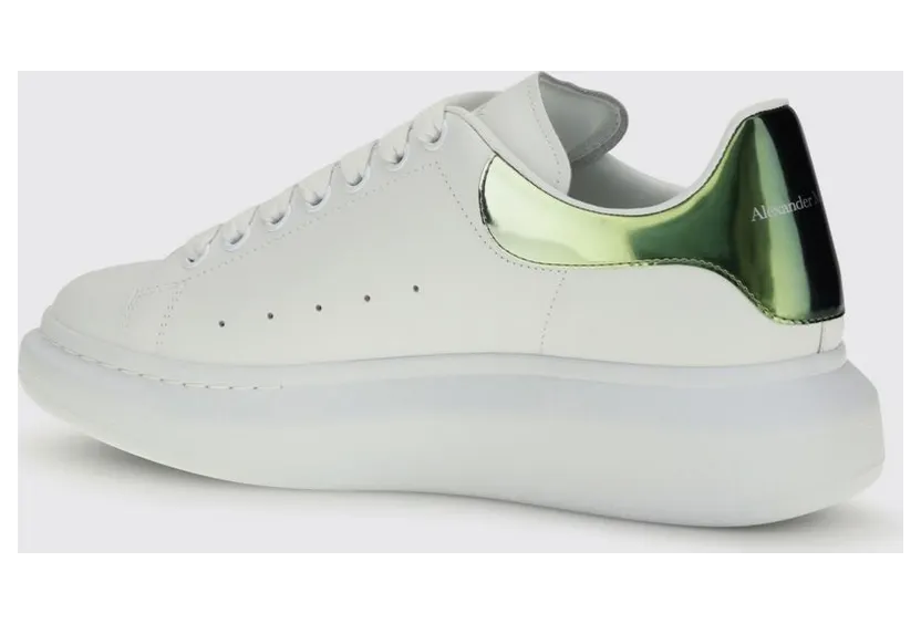 Mcqueen Oversize Leather Sneakers White (553680WIAKA9830) (2)