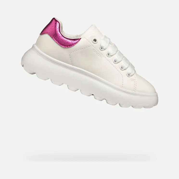 Geox Puffypop “White / Fuchsia” (J55MRA000BCC0563)