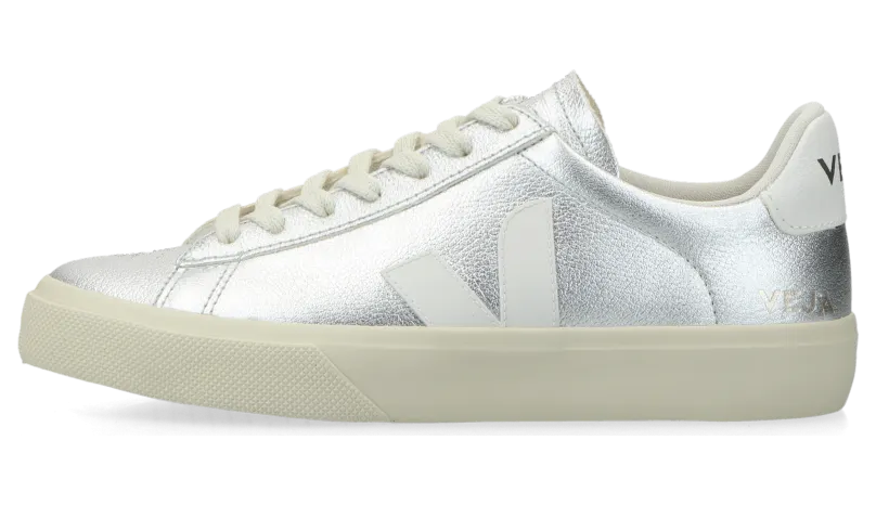 VEJA Campo Chromefree Leather (white / silver) – CP0502684