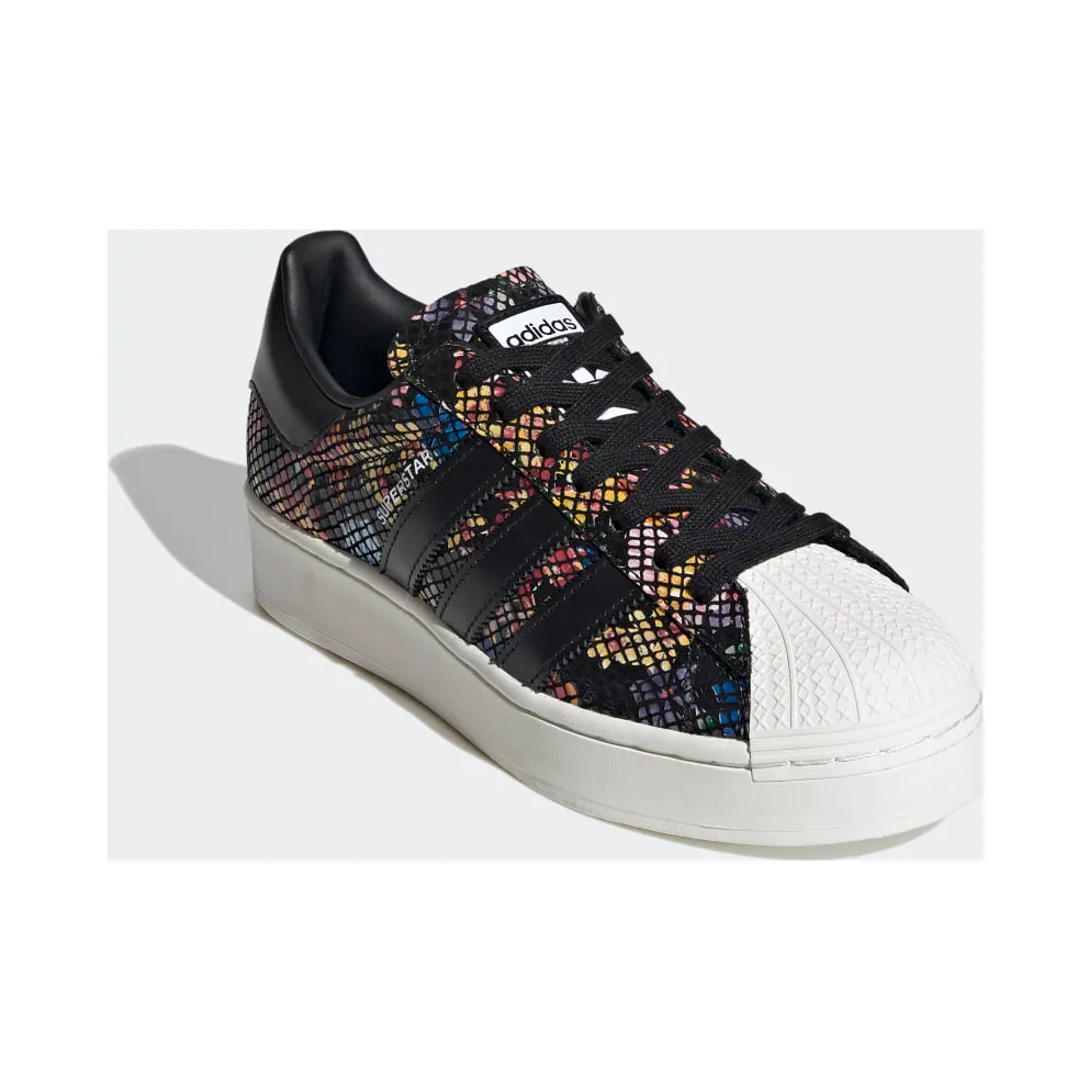adidas Superstar Bold Core Black / Off White / Red (FW3701)
