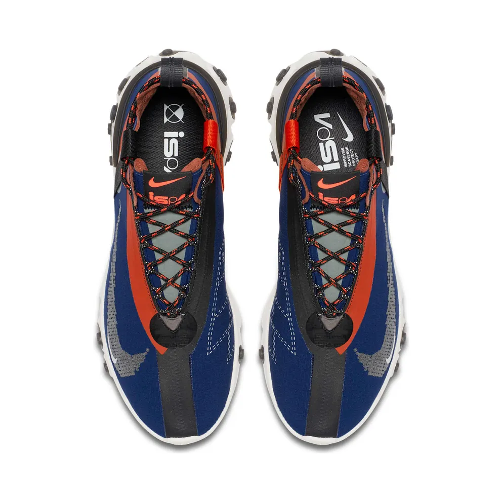Nike React Runner Mid WR ISPA Blue Void Team Orange Blue Void/Black-Team Orange-Phantom (AT3143-400)