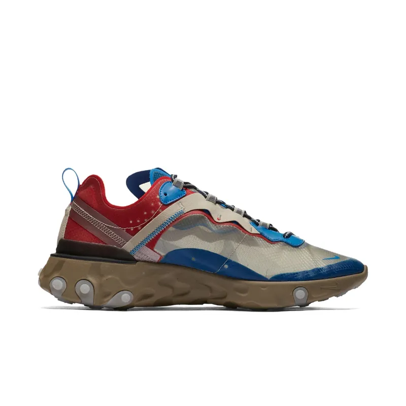 Nike React Element 87 Undercover Light Beige Chalk Light Biege Chalk/Signal Blue (BQ2718-200)