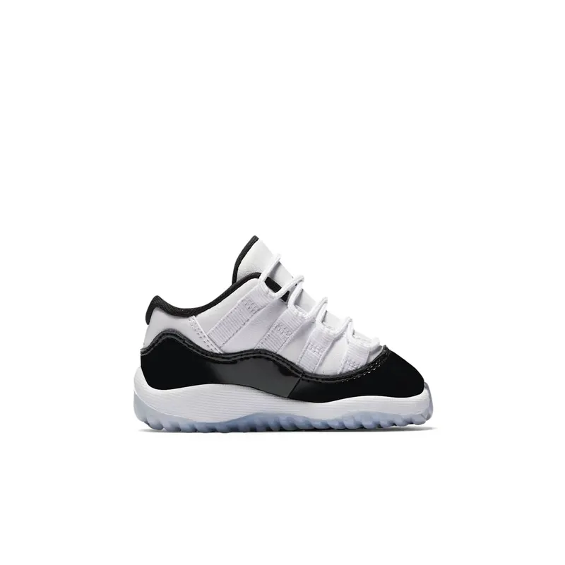 Jordan 11 Retro Low Iridescent (TD) White/Black-Emerald Rise (505836-145)