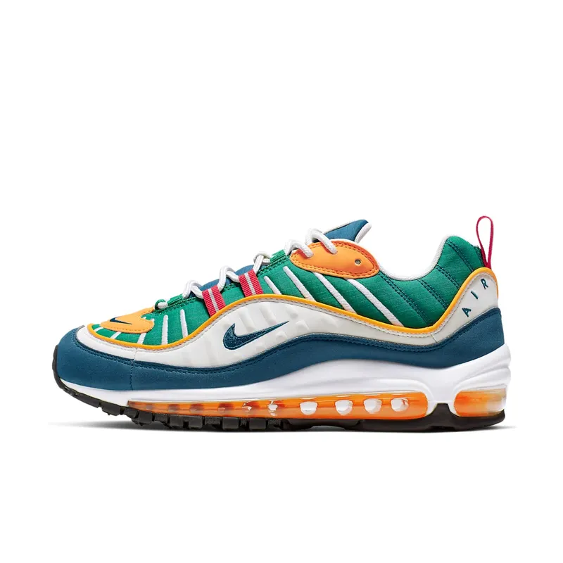 Nike Air Max 98 Multi-Color (W) University Red/Blue Force-Orange Peel (AH6799-601)