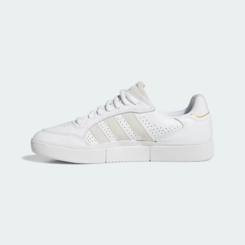 Adidas Tyshawn Low Cloud White / Cloud White / Gold Metallic (JH8158)