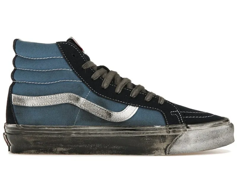 Vans Vault UA OG Sk8-Hi LX Stressed Navy Blue (VN0A4BVBNGJ)