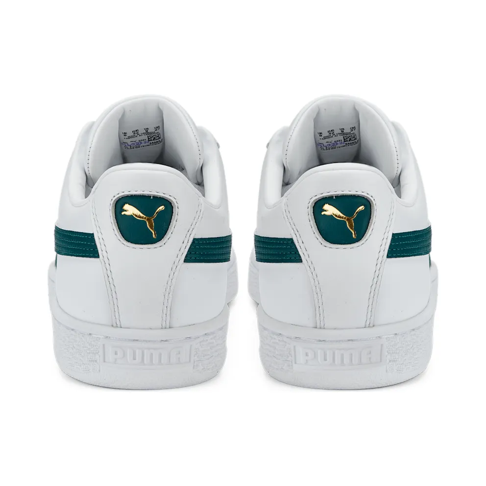 Puma Basket Classic XXI White/Green (374923-21)