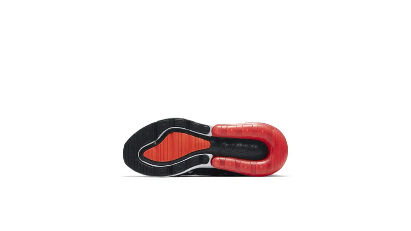 Nike Air Max 270 Print Black White Bright Crimson (GS) Black/White-Bright Crimson (AR0021-001)