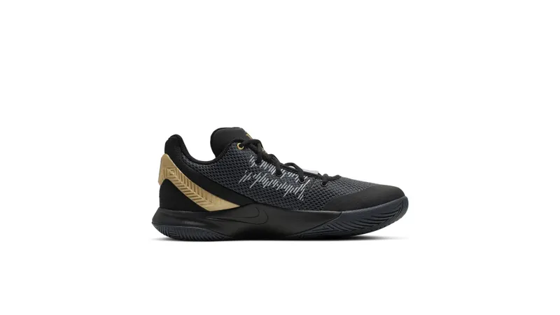 Nike Kyrie Flytrap II Black Black Anthracite Metallic Gold (AO4436-004)