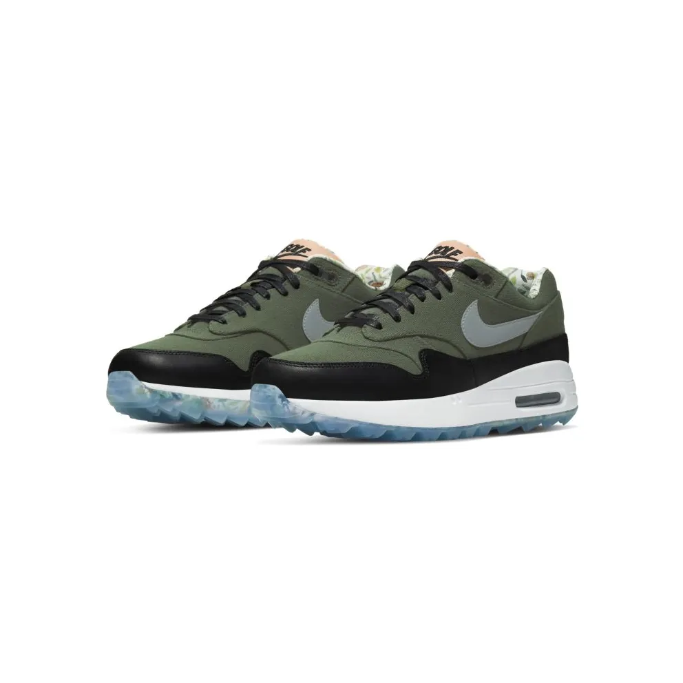 Nike Air Max 1 Golf Enemies of the Course Cargo Khaki/Black-Summit White-Cool Grey (CJ9903-308)