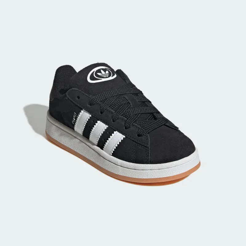 adidas Campus 00s Elastic Lace Kids Core Black / Cloud White / Gum (JI4331)