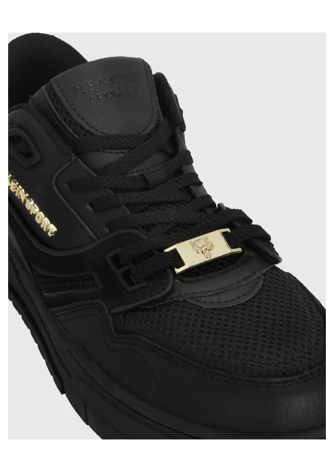 Plein Sport Apollo-1 Mesh And Polyester Sneakers Black 1 (SAFSUSC0845STE003N0293) (3)