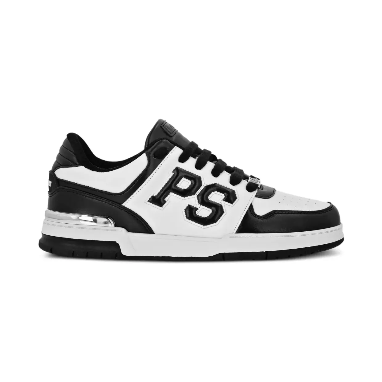 Plein Sport Andrika leren met logo “Black” (FAESUSC0798SLE004N)