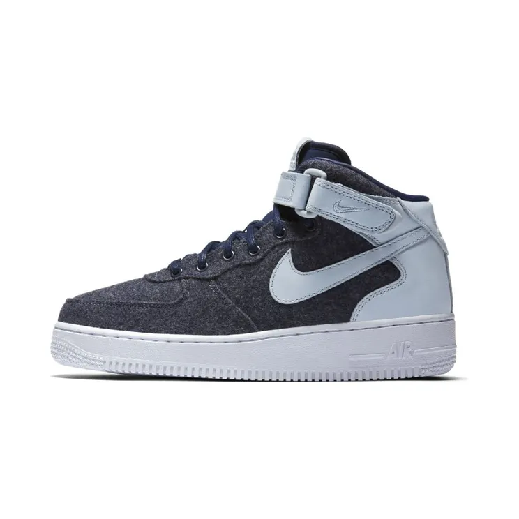 Nike Air Force 1 07 Mid Leather Premium Midnight Navy (W)