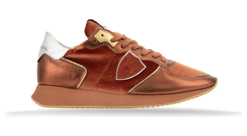 Philippe Model Velour “Orange/Silver” (TZLD EV14)