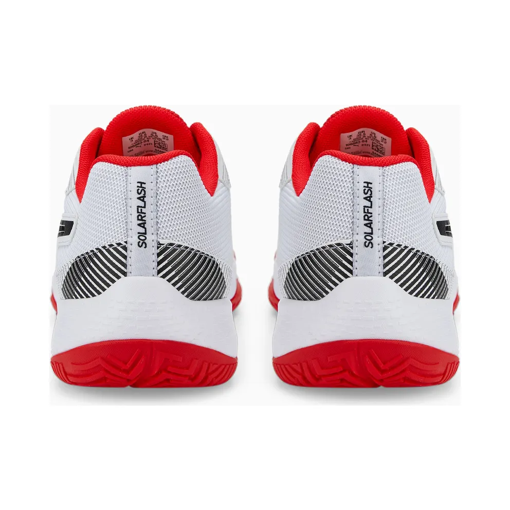 Puma Solarflash II Indoor Sports Shoes Youth White/Black/Red (106883-04)