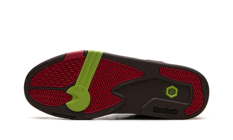 Reebok Pump Omni Zone II Shoes Grizzly Brown / Dark Brown / Crimson Mist (IE9342)