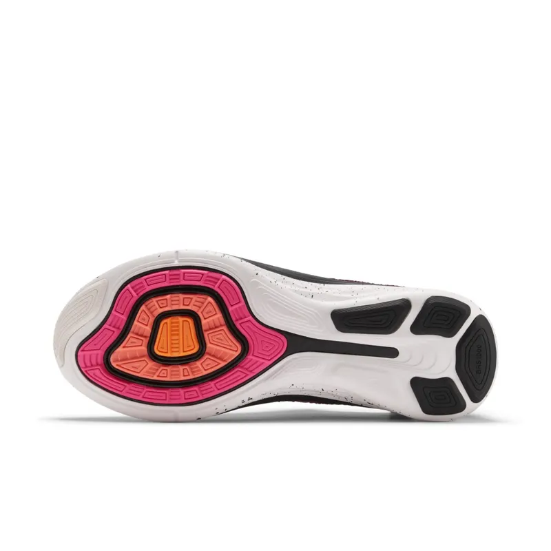 Nike  Flyknit Lunar3 Black Pink Orange (W) Black/White-Pink Pow-Total Orange (698182-002)