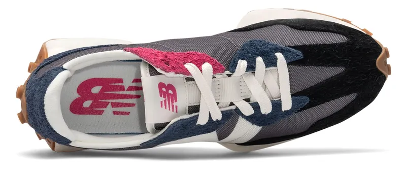 New Balance 327 Grey Navy Black Grey/Navy-Black (MS327SFB)