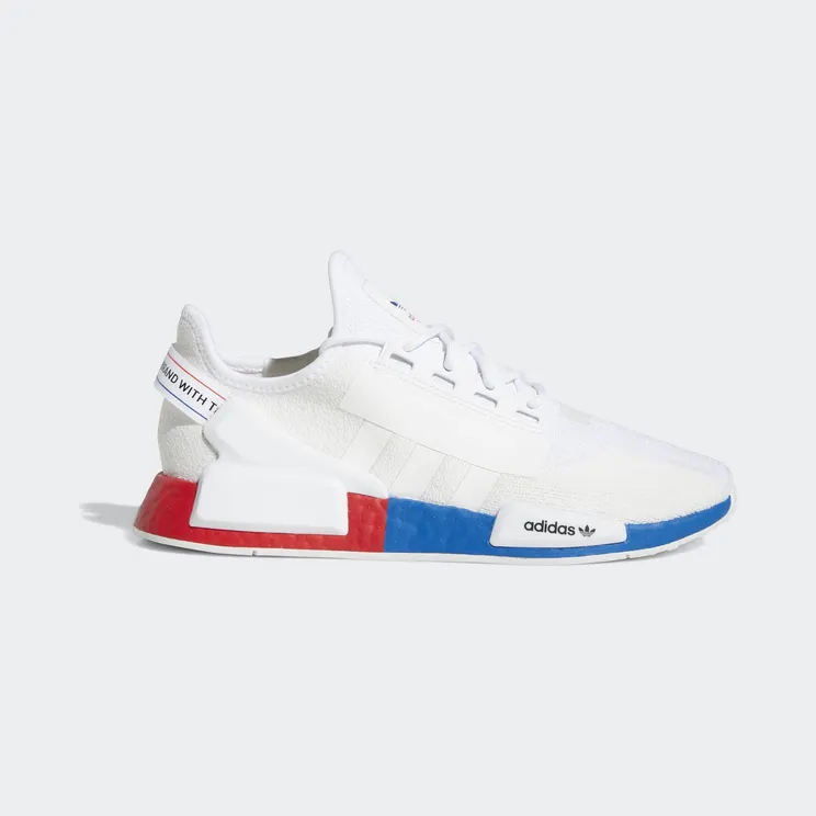 Adidas NMD_R1 V2 ‘White Lush Red’ Cloud White/Crystal White/Lush Red (FX4148)