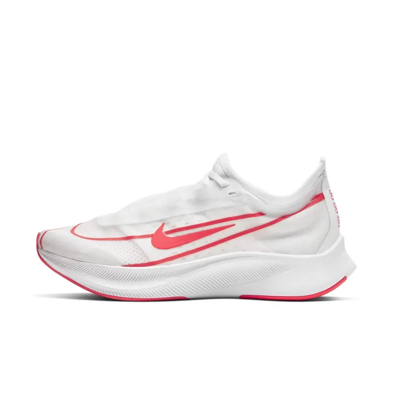 Nike Zoom Fly 3 White (W) White/Metallic Summit White-Laser Crimson (AT8241-101)