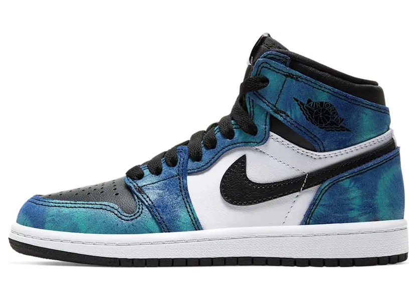 Air Jordan 1 Retro High OG PS ‘Tie-Dye’ White/Black/Aurora Green (CU0449-100)