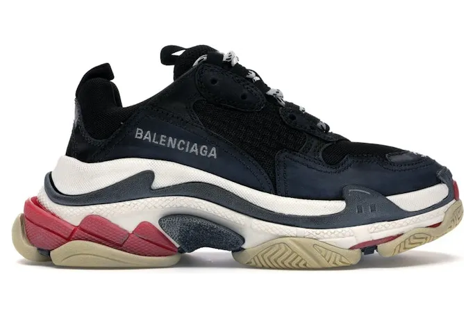 Balenciaga Triple S Black White Red (W) (2017) (524037-W09O1-1000)