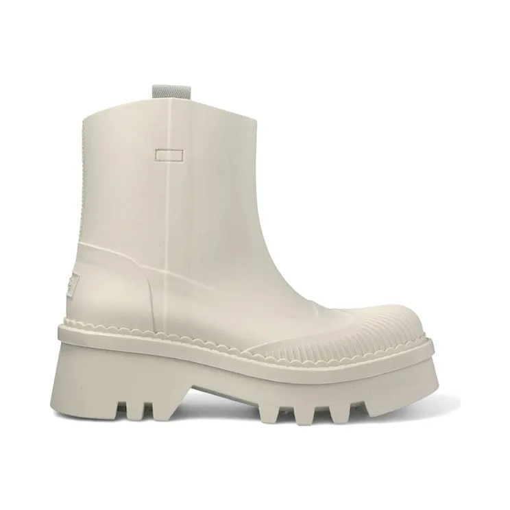 Chloe Raina 55mm Slip-On Boots White (CHC23A904FP-101)