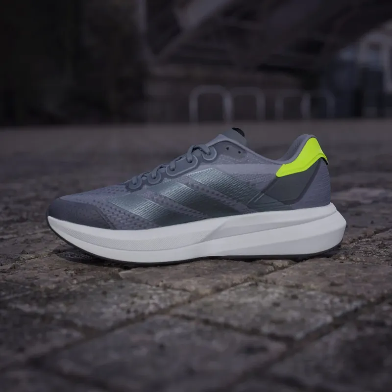 adidas Duramo Speed 2 Grey Iron Metallic Lucid Lemon (JS4411)