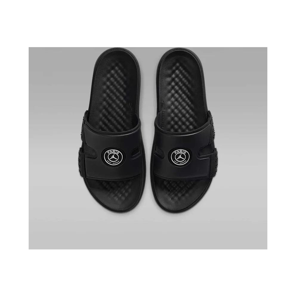 Jordan Hydro 8 Paris Saint-Germain Slides – Schwarz Schwarz (CV8451-001)