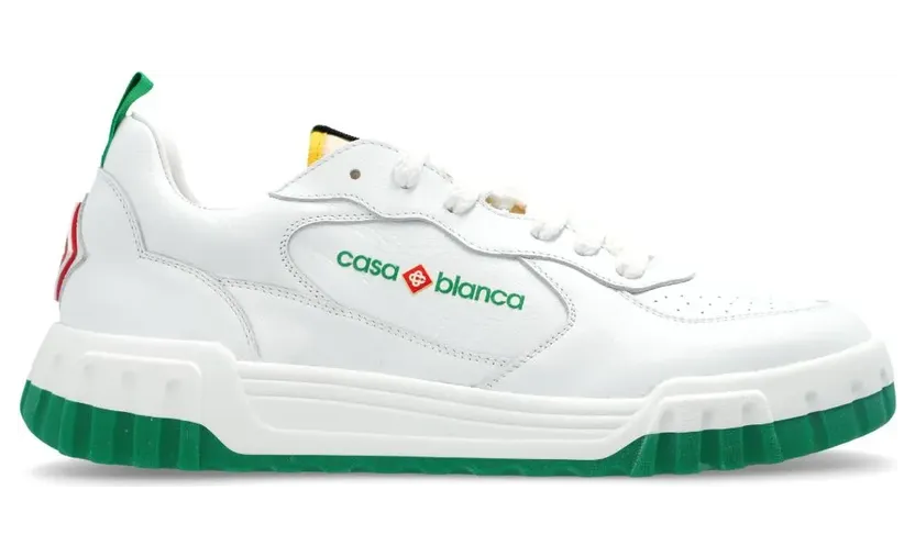 Casablanca Court leren sneakers – Wit (SNK01701M)