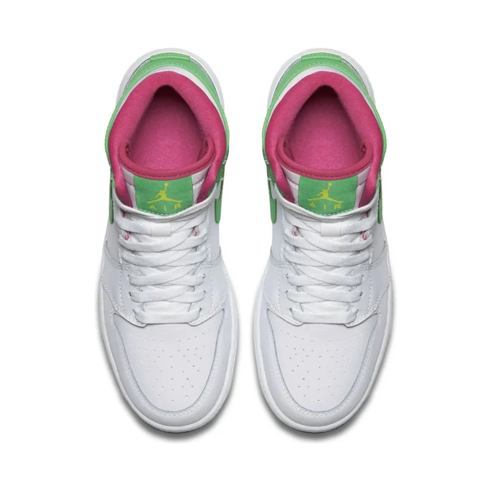 Jordan 1 Retro High Easter 2017 (GS) White/Gamma Green-Vivid Pink-Cyber (332148-134)