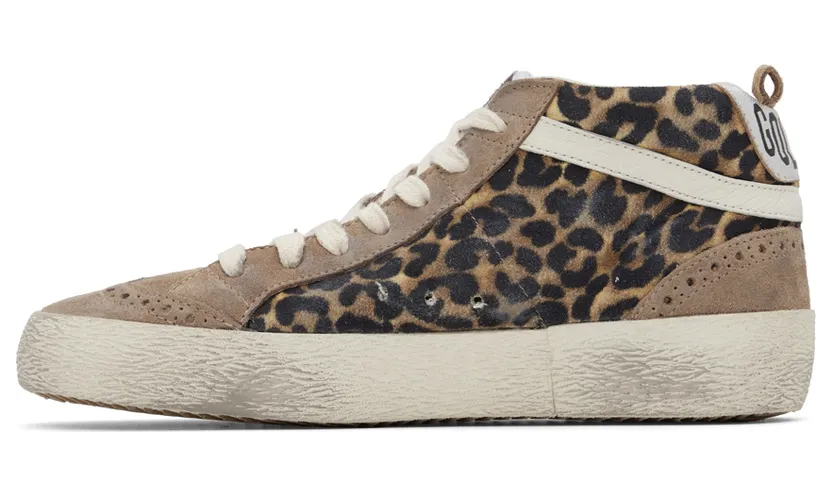 Golden Goose Brown & Black Mid Star Classic Sneakers (GWF00122.F003464.81829) (3)