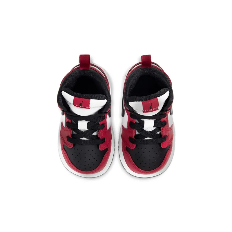 Jordan 1 Mid Chicago Toe (TD) Black/Gym Red-Black (640735-069)