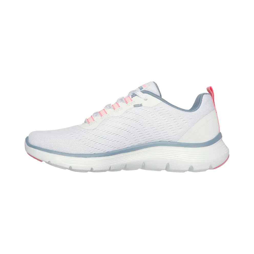 Skechers Flex Appeal 5.0 – New Path Sneaker White/Pink/Blue