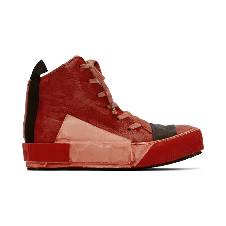 Boris Bidjan Saberi Red Bamba Sneakers (BAMBA1-FMM20036)