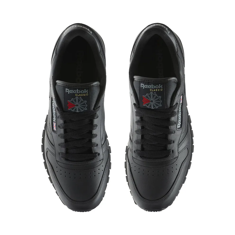 Reebok Classic Leather Black Black (Other Brands Reebok)