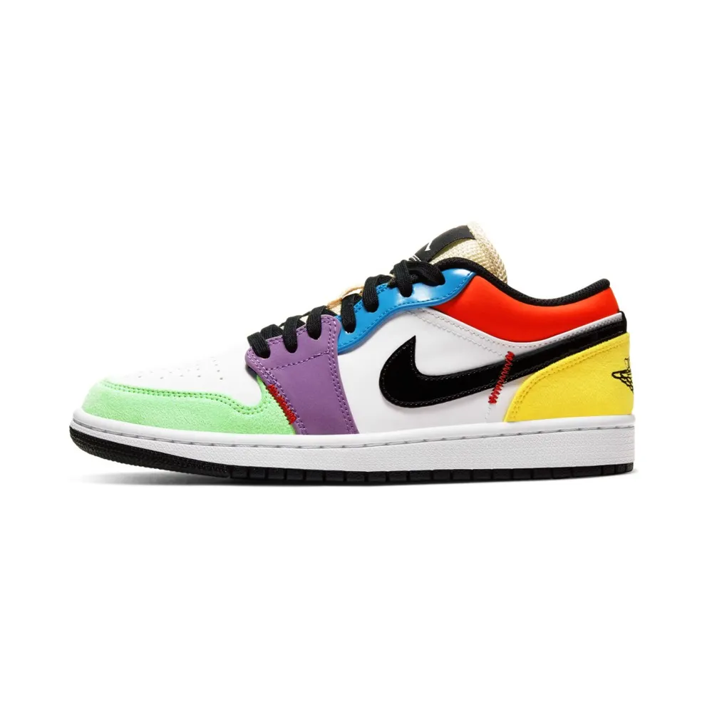 Jordan 1 Low SE Multi-Color (W) White/Black-Lightbulb-Team Orange (CZ3572-104)