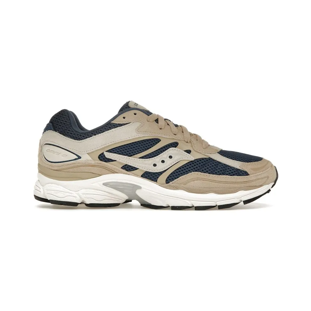 Saucony ProGrid Omni 9 Premium Beige Navy Blue (S70740-4)