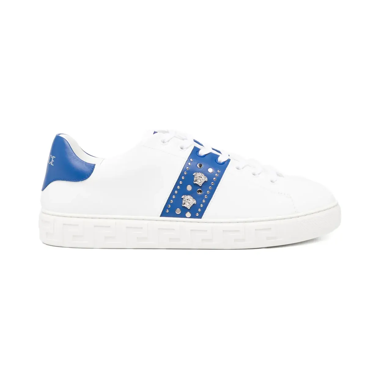 Versace Greca mit Nieten “White” (10144601A16590)