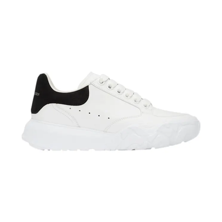 Alexander McQueen Oversized Court Trainer White Black (W) (633915WIA9A9061)