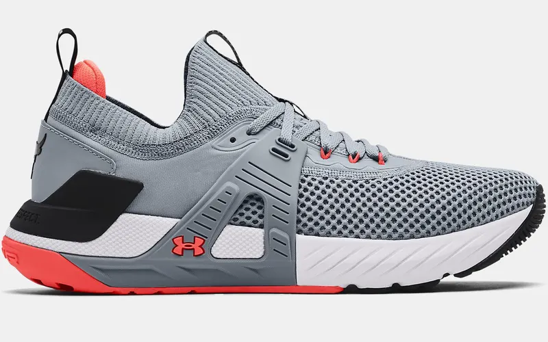 Under Armour Project Rock 4 Steel Black Crimson (3023695-107)
