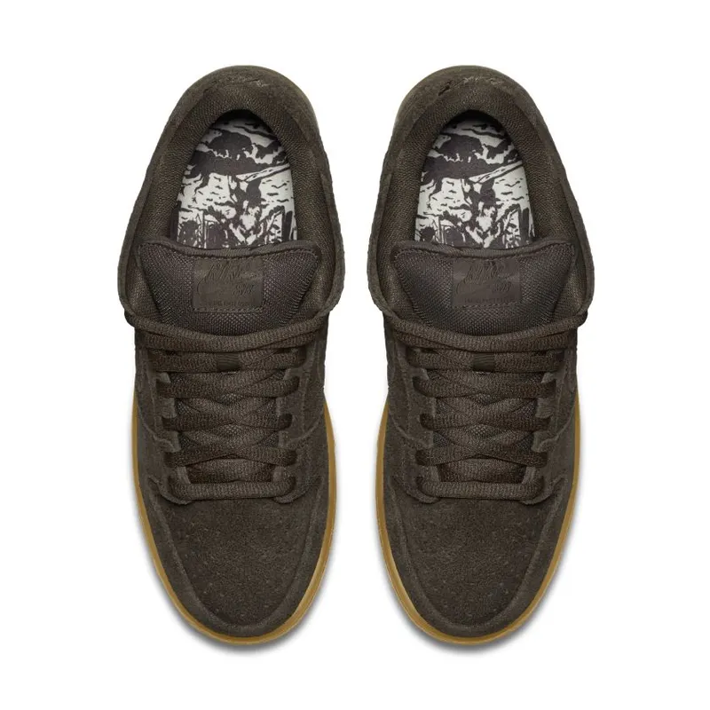 Nike SB Dunk Low Big Foot Baroque Brown/Baroque Brown-Gum Light Brown (313170-222)