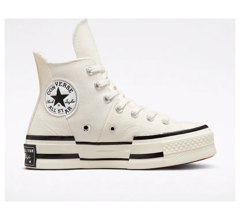 Converse Chuck 70 Plus Egret/zwart/egret