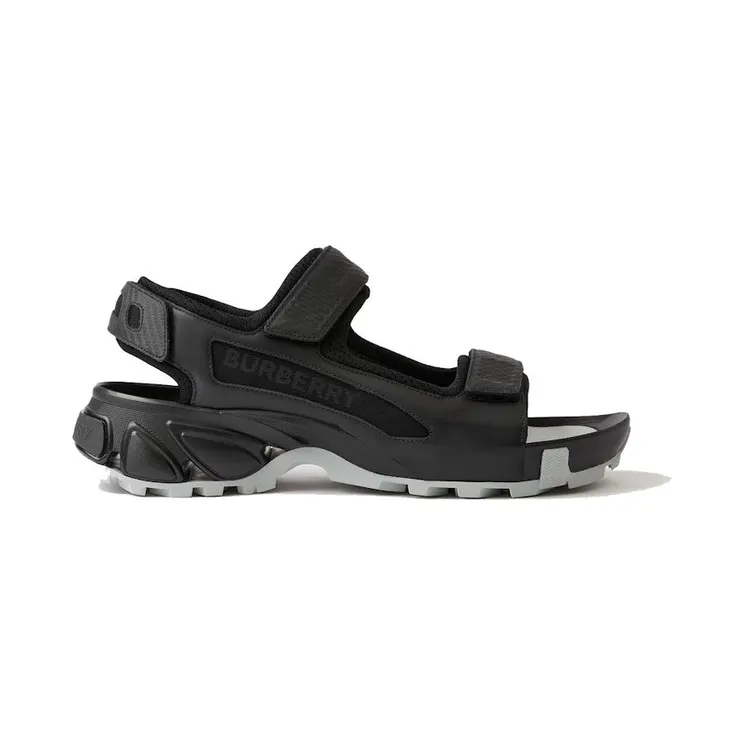 Burberry Arthur Sandal Black Leather (80642571)