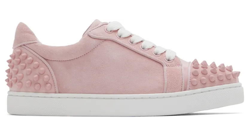 Christian Louboutin Brown Suede Vieira 2 Orlato Sneakers (1210494)