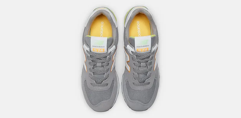 New Balance New Balance Grey/Yellow (WL574CM2)